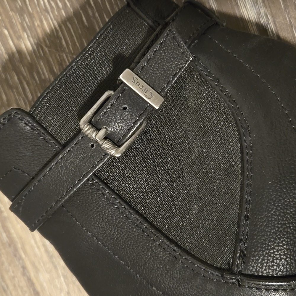 Circus Black Ankle Boots - Picture 8 of 8